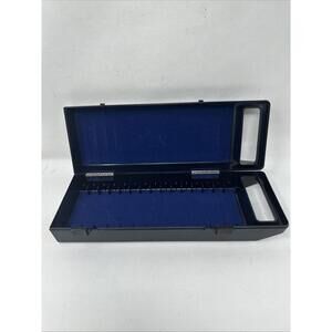 DP Vintage 15 Cassette Tape Hard Plastic Storage Box Case Holder Made In  USA